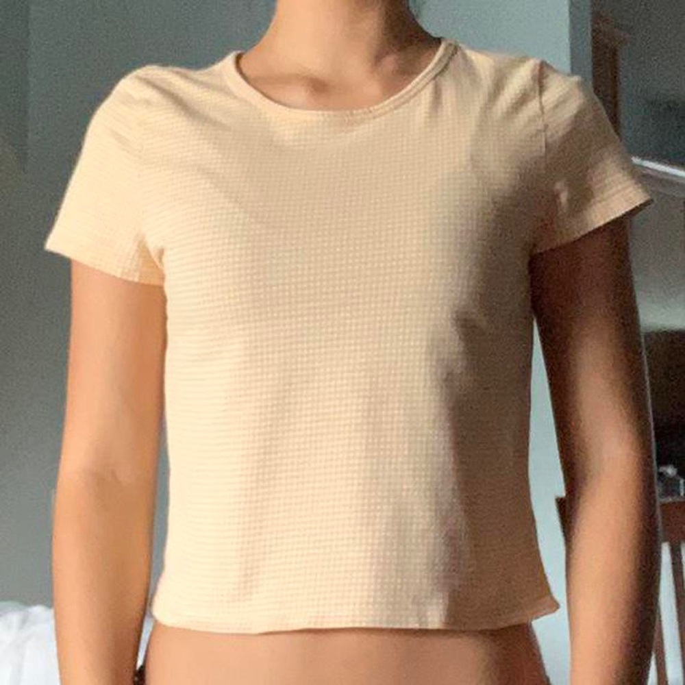 Yellow Gingham top